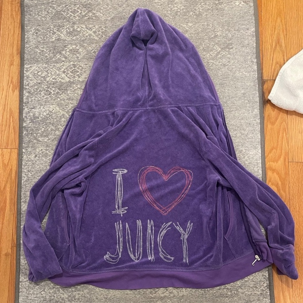 Juicy Couture vintage purple tracksuit top